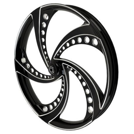 Super Sonic 3D Indian Black Double Cut Wheels