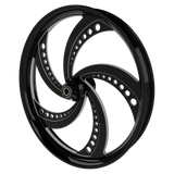 Super Sonic Harley Softail | Dyna | Sportster Black Double Cut Wheels