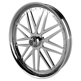 Super Street with Dimples Harley Softail | Dyna | Sportster Chrome Wheels