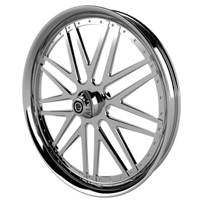 Super Street with Dimples Harley Softail | Dyna | Sportster Chrome Wheels
