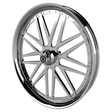 Super Street with Dimples Harley Touring Chrome Wheels