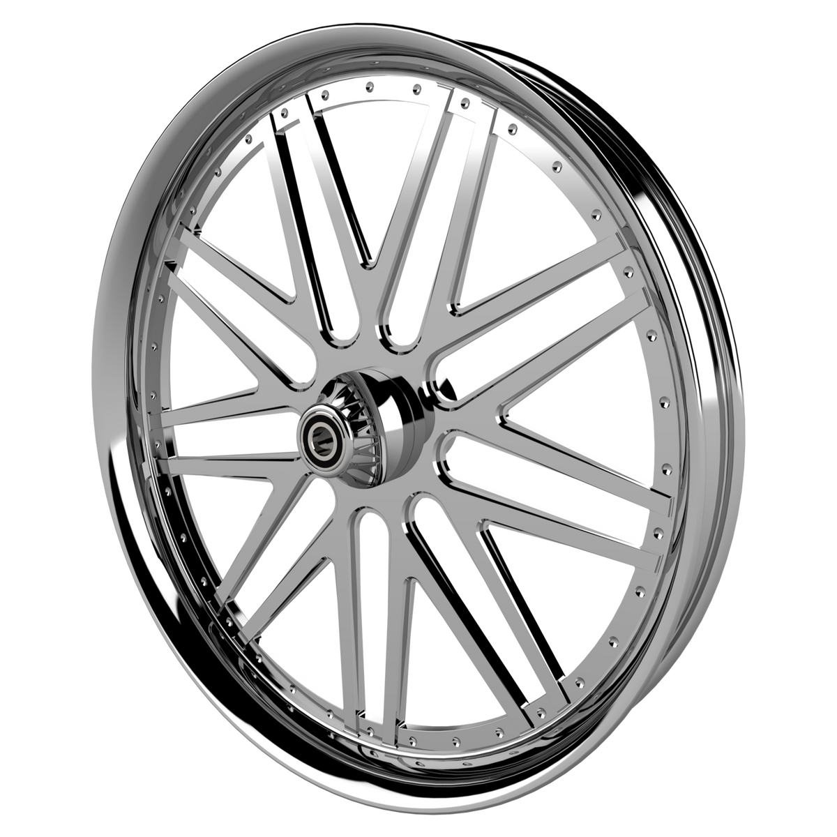Super Street with Dimples Harley Touring Chrome Wheels
