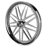 Super Street with Dimples Harley Touring Chrome Wheels
