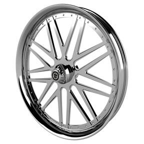 Super Street with Dimples Harley Touring Chrome Wheels