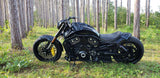 Super Street with Dimples Harley Pan America Black Double Cut Wheels
