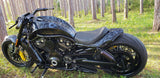 Super Street with Dimples matching rotor on motorcycle wheel