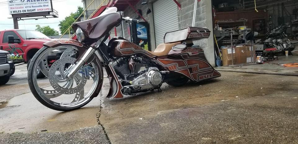Super Sonic Harley Touring Chrome Wheels