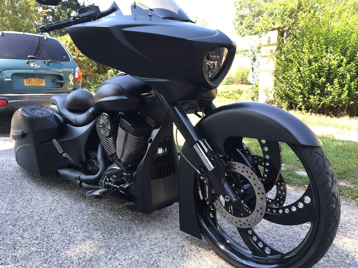 Super Sonic matching rotor on motorcycle wheel
