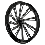 Switch Blade Harley Softail | Dyna | Sportster Black Double Cut Wheels