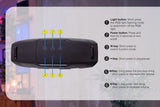 DB Drive T-STAGE100 : 60W BT KARAOKE IPX4 OUTDOOR SPEAKER WITH BASS BOOST RADIATOR/FM/TF CARD/MIC