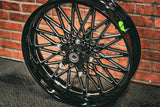 23x5.5" BLACK DOUBLE CUT GASSER  (2024+ HD TOURING)