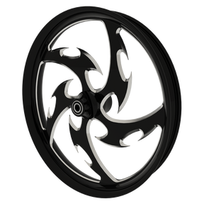 Tribal Indian Black Double Cut Wheels
