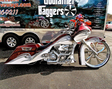 Twisted Steel Harley Pan America Chrome Wheels