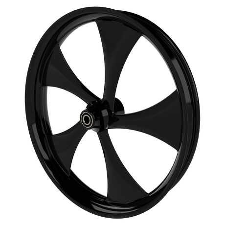 Twisted Steel Harley Softail | Dyna | Sportster Black Wheels