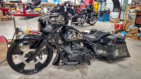 Twisted Steel Harley Pan America Black Wheels