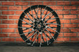 21X5.5" BLACK DOUBLE CUT DIRTY SPOKE (2024+ HD TOURING)