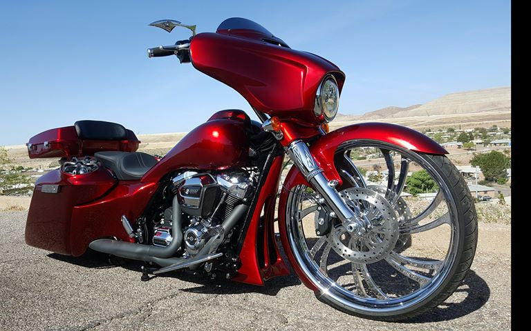 V Arm Harley Softail | Dyna | Sportster Chrome Wheels