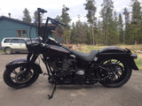 21 Inch V Arm Black Double Cut Harley Wheel