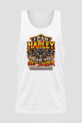 Audio Hoggz "I Can Harley Hear You" Men's Tank Top - White - front