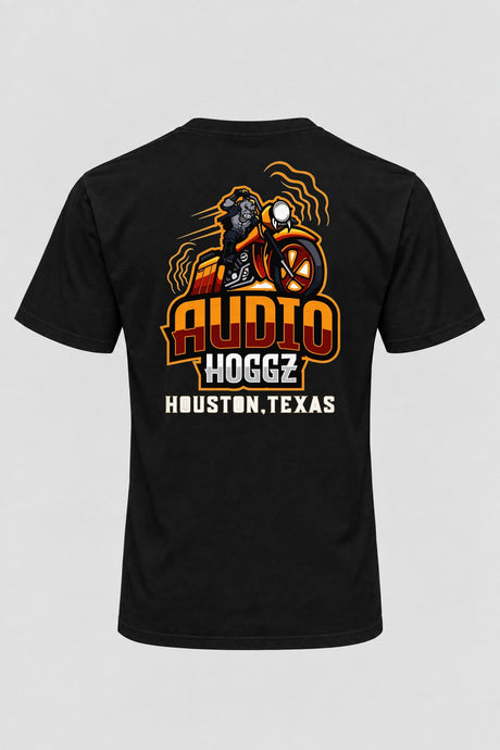 Audio Hoggz "I Can Harley Hear You" T-Shirt - Black - back