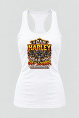 Audio Hoggz "I Can Harley Hear You" Women's Tank Top - White - front