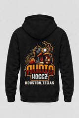 Audio Hoggz "I Can Harley Hear You" Hoodie - Black - back