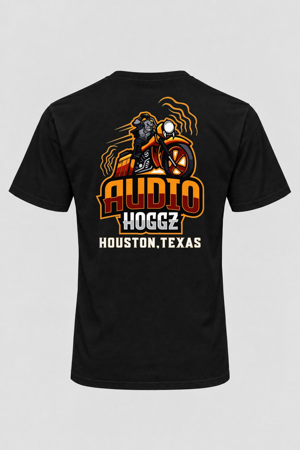 Audio Hoggz "I Can Harley Hear You" T-Shirt - Black - back