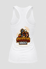 Audio Hoggz "I Can Harley Hear You" Women's Tank Top - White - back