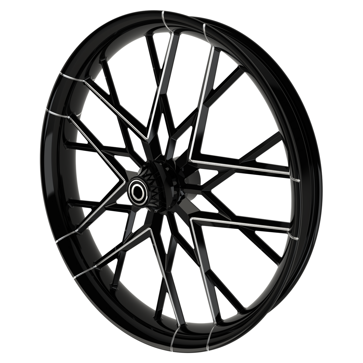 Vega Harley Touring Black Double Cut Wheels