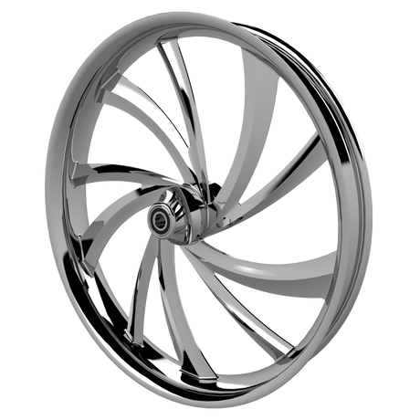 Villas Bulldog Fat Tire Chrome Wheels