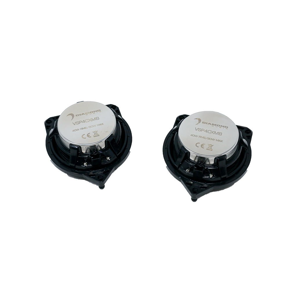 Diamond Audio 4" Mercedes Benz® 2-Way Coaxial Speaker Set (Plug & Play) - VSP4CXMB