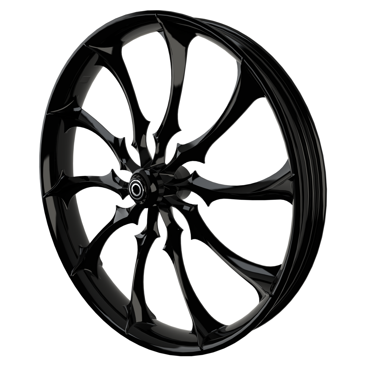 Warlord 3D Harley Black Wheels