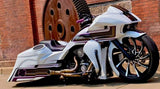 30 Inch XR9 3D Black Double Cut Harley Wheel