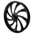 30 Inch XR9 3D Black Harley Wheel