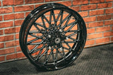 23x5.5" BLACK DOUBLE CUT GASSER  (2024+ HD TOURING)