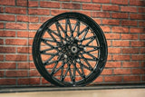 23x5.5" BLACK DOUBLE CUT GASSER  (2024+ HD TOURING)