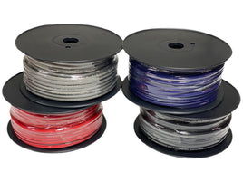 Limitless Lithium 8 Gauge Silver Tinned OFC Power Wire - 150' Spool